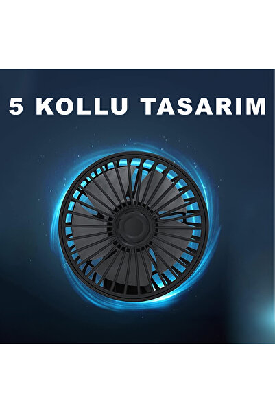 Techmaster Araç Araba Otomobil Mini 2 li Vantilatör Fan Pervane Soğutucu 12V FAN10