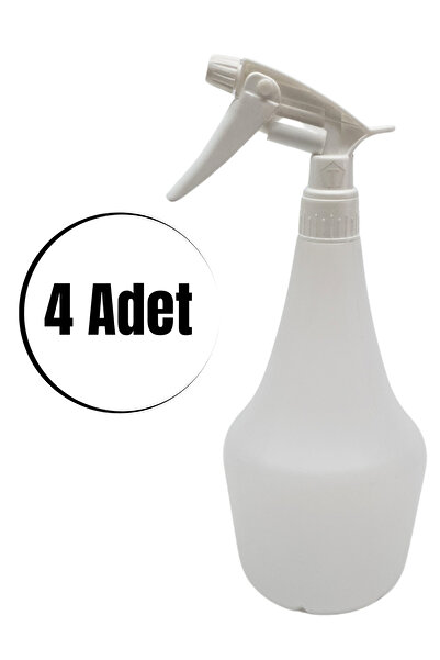 Apex Boş Sprey Şişesi 1 Lt -beyaz Kimyasala Dayanıklı Boş Fıs Fıs İle Sıvı P...