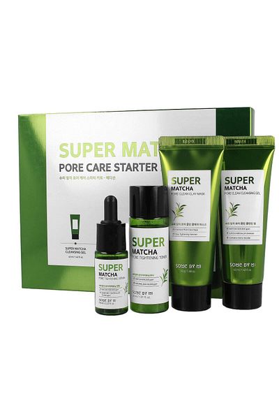 Some By Mi Kit de pornire Super Matcha pentru îngrijirea porilor - Kit de pornire pentru ceai verde