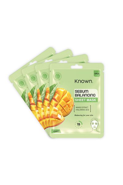 KNOWN. Known Sebum Balancing Face Mask (4Pcs)