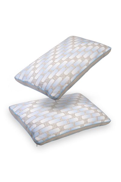 moda home bedding 2 Pieces Visco Therapy Pillow, Orthopedic Pillow, Visco Pillow