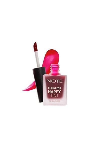 NOTE Flawless Happy Tint Lip & Cheek 03 Sweet Pink Liquid Blush Pink 1 Piece
