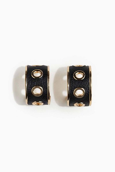 H&M Coated hoop earrings