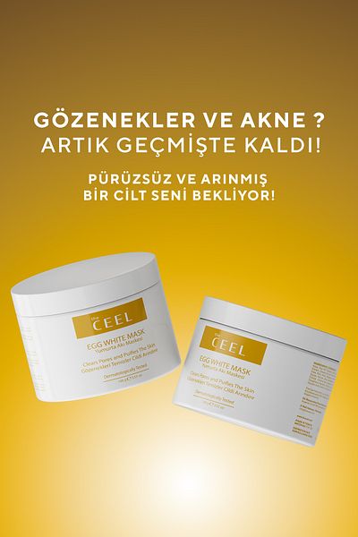 The Ceel Pore Firming, Anti-Blackhead Egg White Mask with Aloe Vera Extract 100 Gr