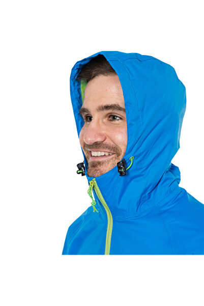 Trespass Qikpac Jacket - Unisex Packaway Unisex Blue Raincoat Unisex Raincoat