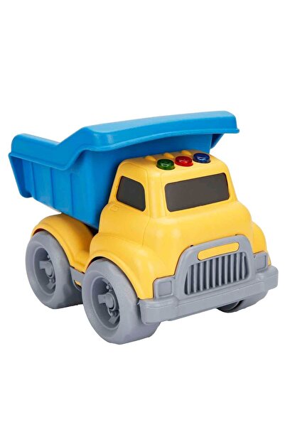 Minibo Sesli ve Işıklı Mini Kamyon - Sarı Kamyon