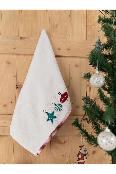 Baveno 45x70 cm Σετ πετσετών 2 τεμαχίων με κεντημένο σχέδιο - 100% βαμβάκι Baveno