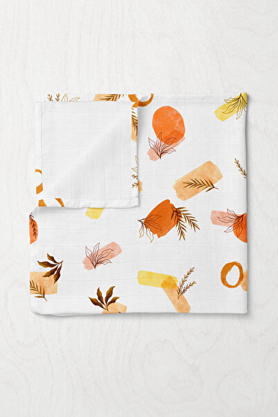 Wheeppo بطانية موسلين مطبوعة رقمية فاخرة رابسودي - 75x100 سم