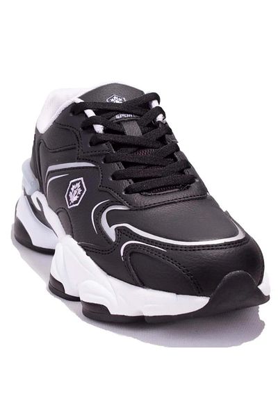 lumberjack Negru Pu chiq - Pantofi sport ortopedici casual pentru femei