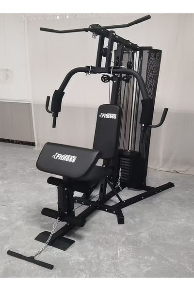 Fitness World جهاز تمارين رياضية منزلي (Home Gym) بإطار فولاذي قوي ومتعدد الاستخدامات