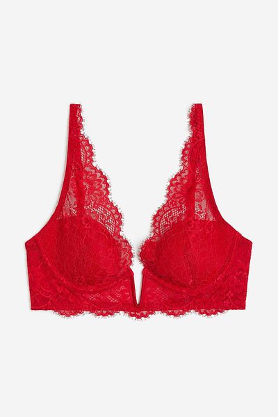 H&M Padded underwired lace bra