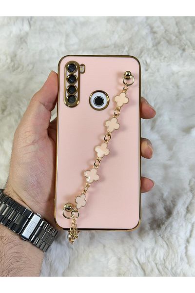 Vip Case Xiaomi Redmi Note 8 مقبض يدوي مقاوم للأوساخ وقابل للمسح وحماية الكاميرا اللامعة من السيليكون
