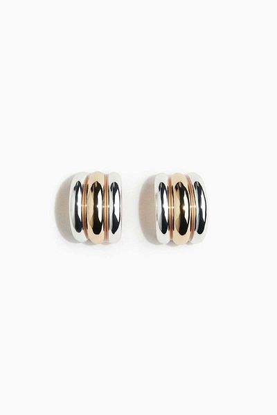 H&M Two-toned hoop earrings