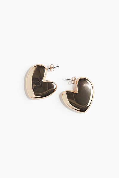 H&M Heart-shaped earrings