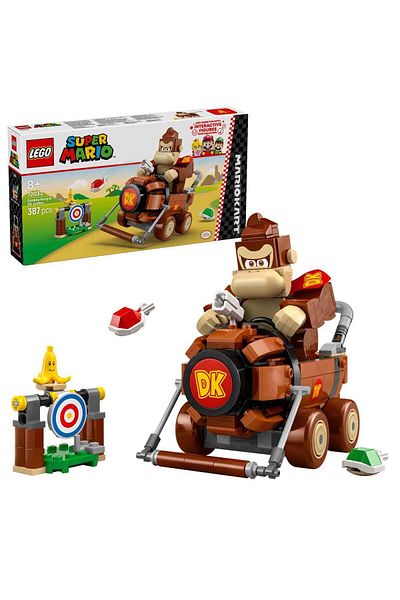 LEGO Super Mario: Mario Kart – Donkey Kong and Dk Jumbo 72033 - Co for Kids Ages 8+