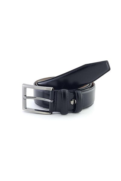 Quicksteps Qs2510 Black Italian Leather Belt