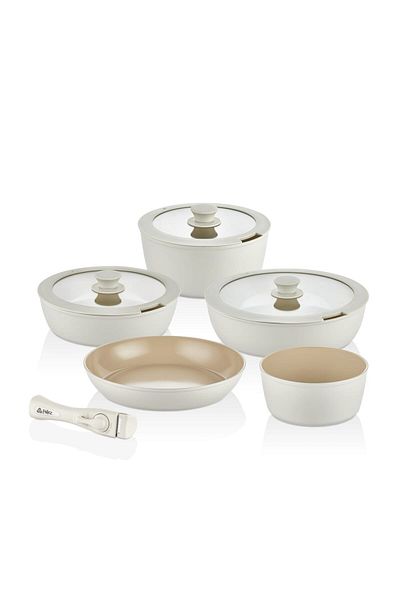 FALEZ Auris X Large 9 Piece Cookware Set
