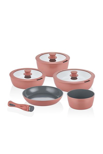 FALEZ Auris X Largel 9 Pcs Pot Set