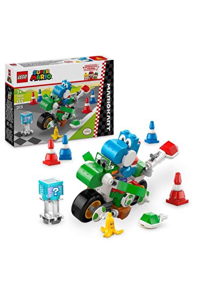 LEGO Super Mario: Mario Kart – Yoshi Bike 72031 - 7 Yaş ve Üzeri Çocuklar için Koleksiyonluk Y