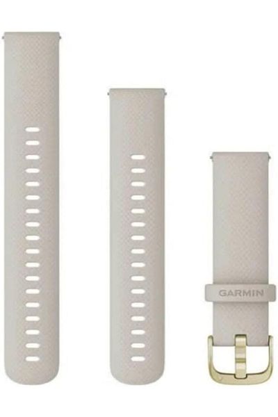 Garmin QUICK RELEASE BANDS (18 MM) LIGHT SAND WITH LIGHT GOLD HARDWARE