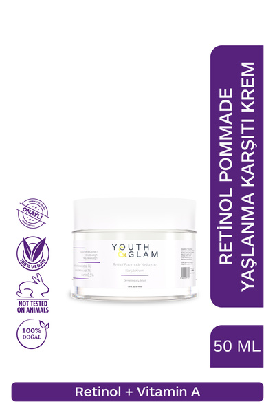 YOUTH&GLAM Retinol Pommade Kremi - Gözenek Sıkılaştırıcı Ve Sivilce Karşıtı