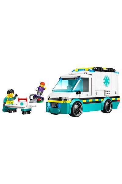 LEGO City 60451 Model Vehicle - Emergency Assistance Ambulance, Creative for 7 5 Years Old Children