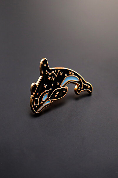 Kuker Madeni Eşya Balina Rozet