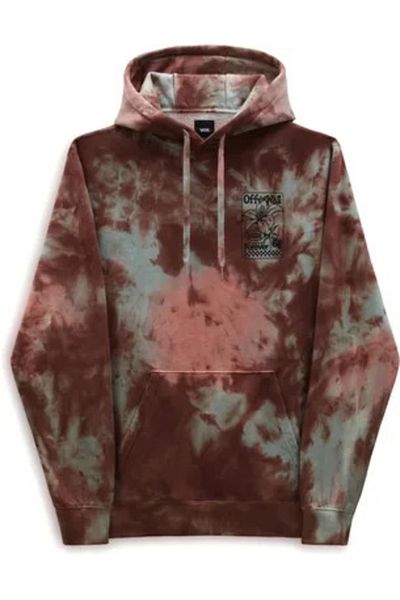 Vans Hanorac maro pentru bărbați Vans Forever Tiedye Russet Brown