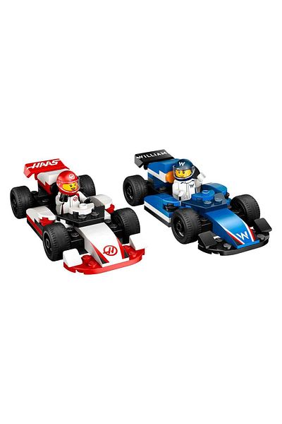 LEGO City F1 Williams Racing and Haas F1 Race Cars 60464 for Kids 4 Years Old and up