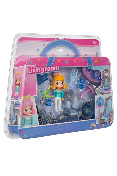 Sunman Nala's Living Room Play Set - Blonde Haired Girl