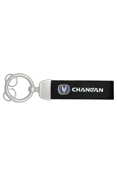 CHANGAN Car Key Chain Super Finish Metal Ring Leather Strap Keychain CHANGAN