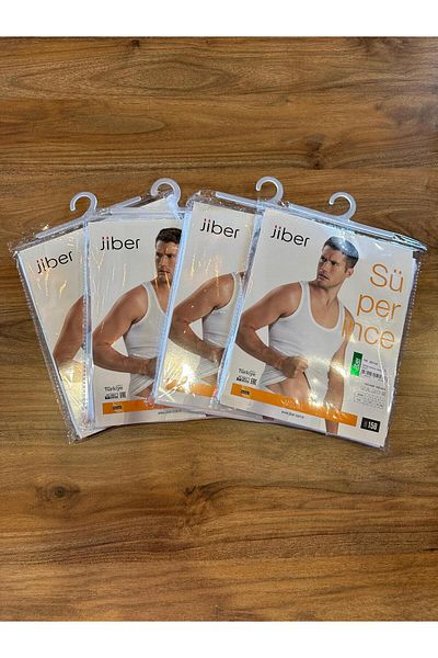 Jiber Men's Super Thin Like No Modal Undershirt 4 Pack