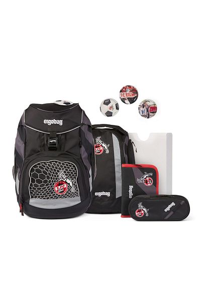 Ergobag Pack Schulranzen-Set 6tlg. inkl. Klettie-Set