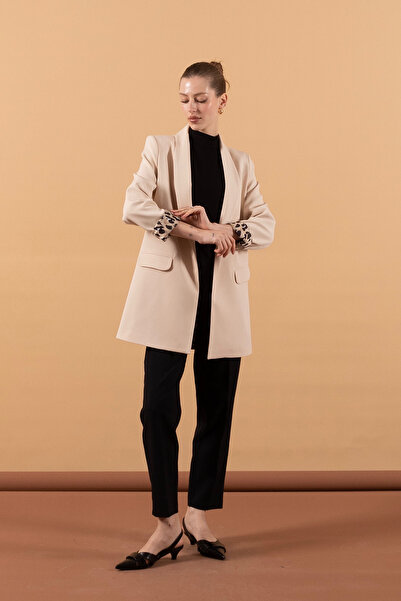 Stilife Камінь Колір Шаль Комір Блейзер Куртка