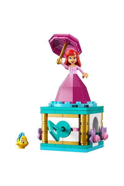 LEGO Disney Princess Spinning Ariel 43259 - Mini Doll for Children 5 Years Old and up Princess Loving