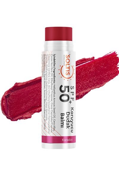 Soltis Colored Lip Moisturizer SPF 50+ Black Mulberry 5 gr