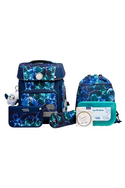 School Mood Set de ghiozdane școlare Champion Maxx Pro Mila, 7 piese