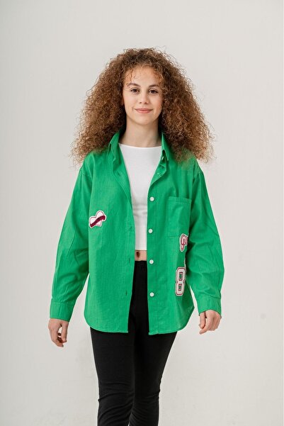 ANGELOS GIRLS Памучна риза за момичета Flam P1085