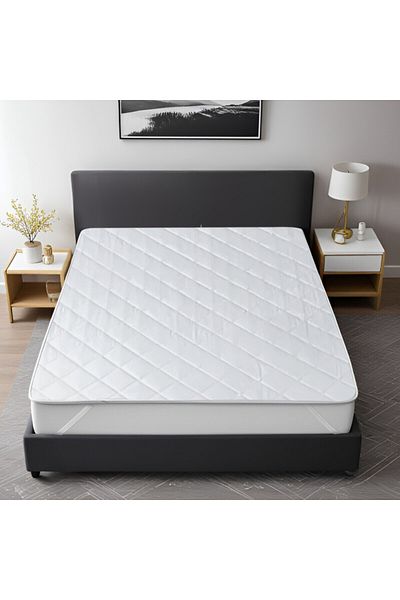 Hotel Linen Klub Cotton Blend-Quilted Mattress Protector
