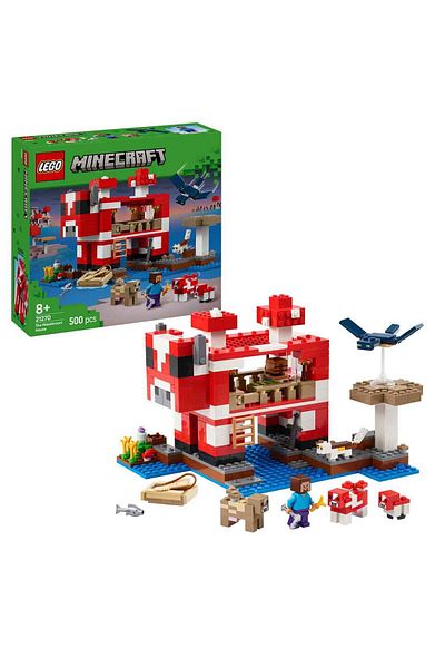 LEGO Mooshroom House 21270 - Loving Adventure Games and Mushrooms for Ages 8+