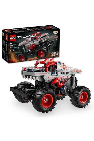 LEGO Technic Monster Jam Thunderroarus 42200 - 7 Years Old and up Monster Truck Seven Kids Sneakers
