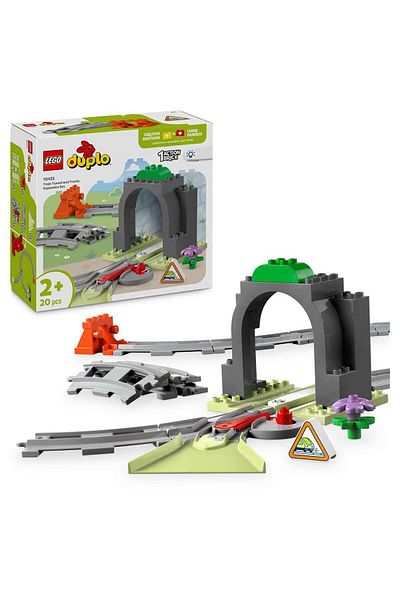 LEGO Duplo Town Train Tunnel and Rails Attachment Adventure Set 10425 - 2 Years Old and up Kids Interior