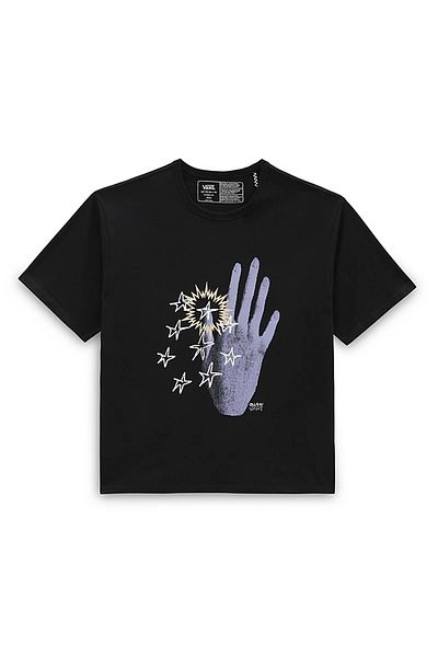 Vans Μαύρο Ανδρικό T-shirt Vans x Quasi Hocus Pocus OTW SS Μαύρο