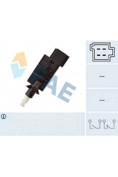 FAE Mercedes W168 W169 W245 W203 C219 S211 W163 W639 B901 B906 612138   - Brake Lamp Switch