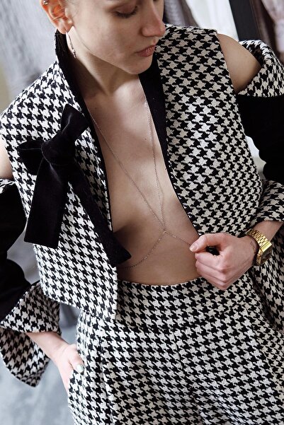 New Obsessions Sendor Renkli Zincir Vücut Takısı Vücut Kolyesi