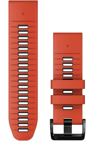Garmin QUICKFIT 26 WATCH BANDS FLAME RED/GRAPHITE SILICONE BAND