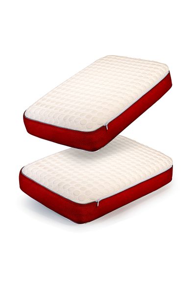 moda home bedding 2 Bubbli Chubby Pillows - Bordo, Visco and Orthopedic