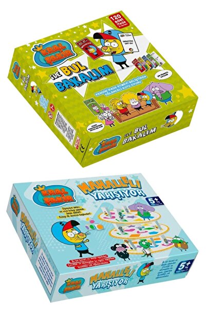 Kral Şakir Mahalleli Yarışıyor & Bul Bakalım Oyun Seti