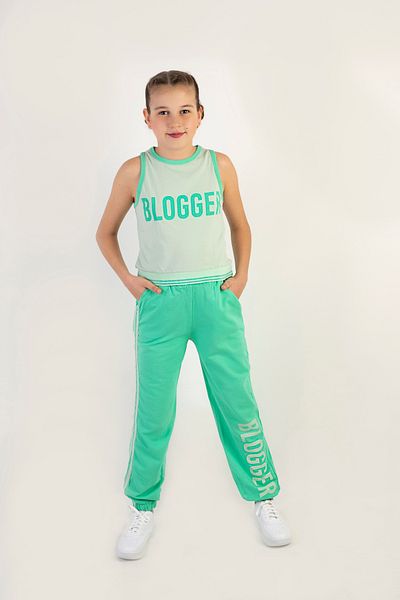 Harika KIDS Girl's Crop Model Under-Upper Set-10-13 Years