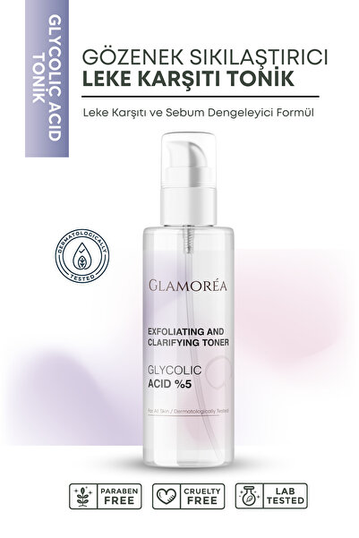 GLAMOREA Gözenek Sıkılaştırıcı, Arındırıcı Ve Canlandırıcı Etkili Yüz Bakım T...